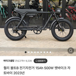 새상품 퀄리 볼트B 전기자전거 팻바이크 자토바이