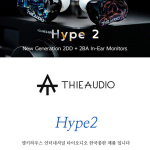 THEAUDIO HYPE2 이어폰 인이어 급처