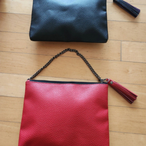 패션 럭셔리 가방 (새상품) 색상 블랙 &레드 두 가지