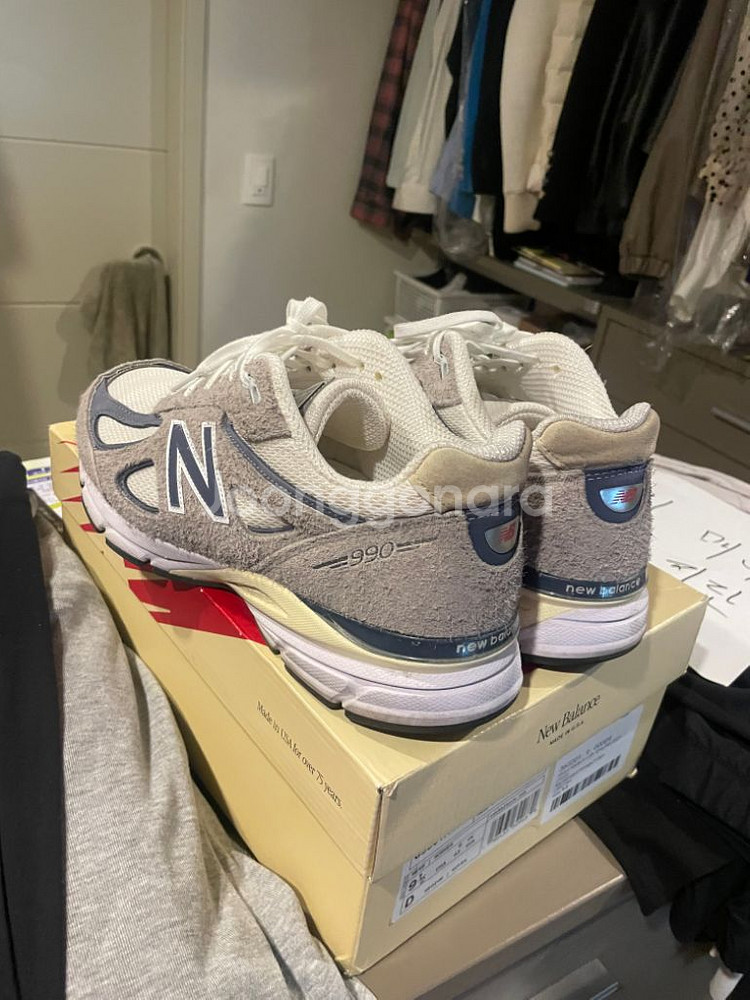 [275]뉴발란스990v4그레이 스웨이드--4