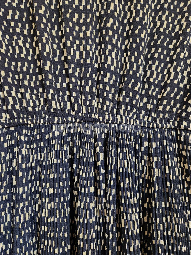 여자플리츠쉬폰원피스 긴주름치마--4