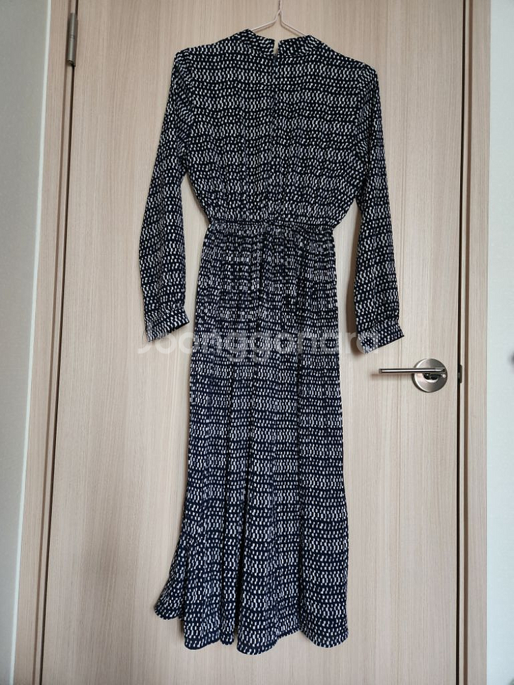 여자플리츠쉬폰원피스 긴주름치마--3