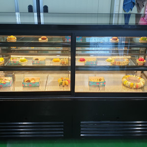 대형 카페용 디저트 베이커리 반찬 앞문 냉장쇼케이스