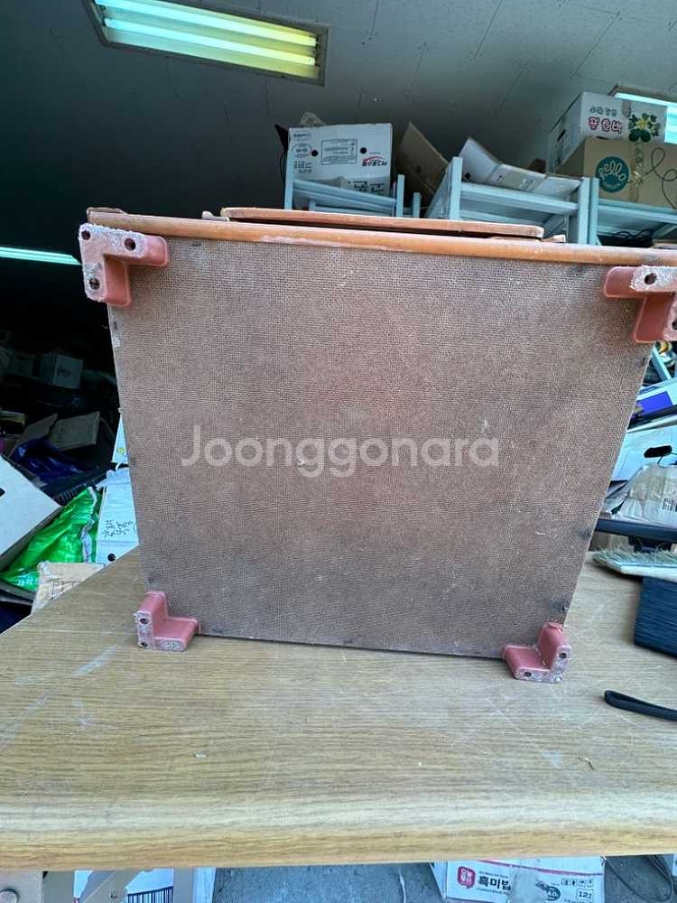 옛날 쌀통 신일 쌀통, 힙판, 상태온전,높이83cm--7