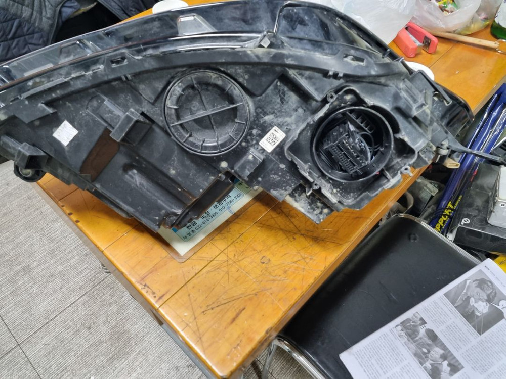 골프 8세대 운전석 헤드라이트 통--1