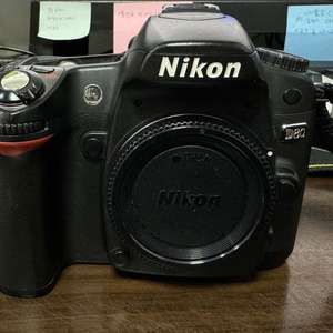 DSLR 카메라 니콘 D80 바디 팝니다.