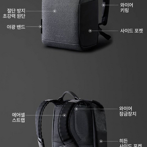 코린 Snapback 스냅팩 새상품 판매합니다!! 블랙