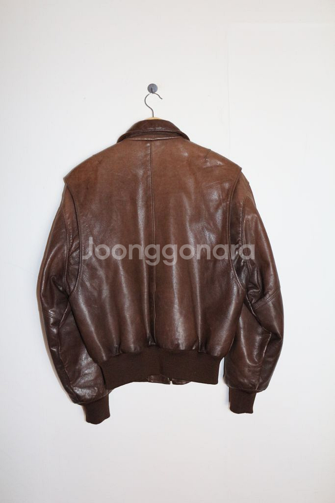 Golden Bear 골든 베어 80s 가죽 자켓--7