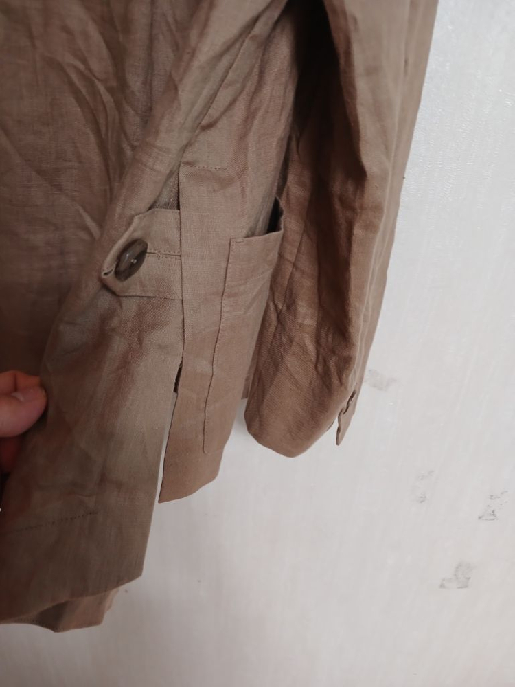 여성 칼라거펠트 마100% 린넨자켓 (새상품.박시100 이미지