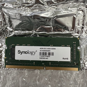 시놀로지 NAS 4GB 메모리