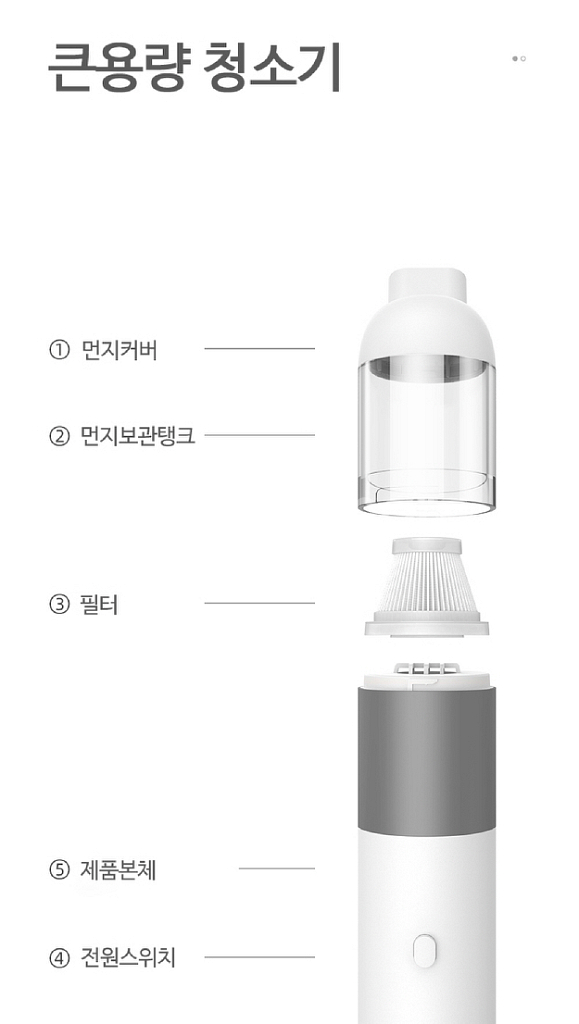 핸디 미니 무선 청소기/ CUQ011--8