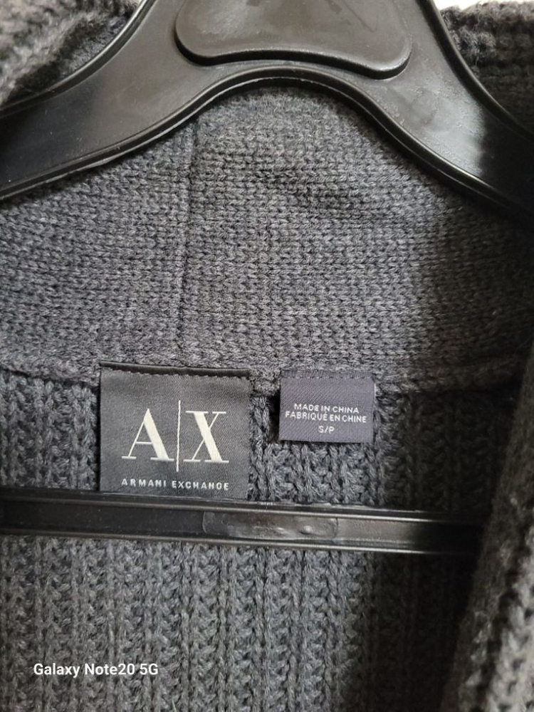 남성 A/X 클래식 면가디건 (100)--4