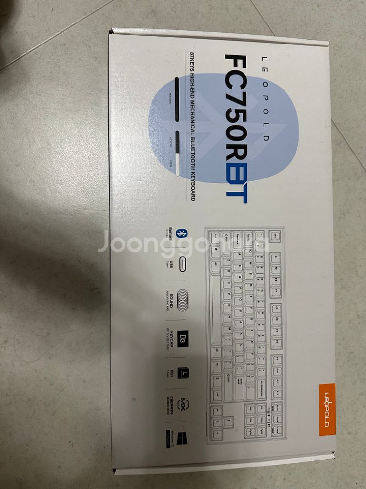 레오폴드 750rbt 저소음 적축 블랙 윤활됨--1