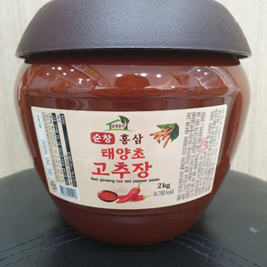 새상품)순창 홍삼함유 고추장 된장 쌈장 2KG