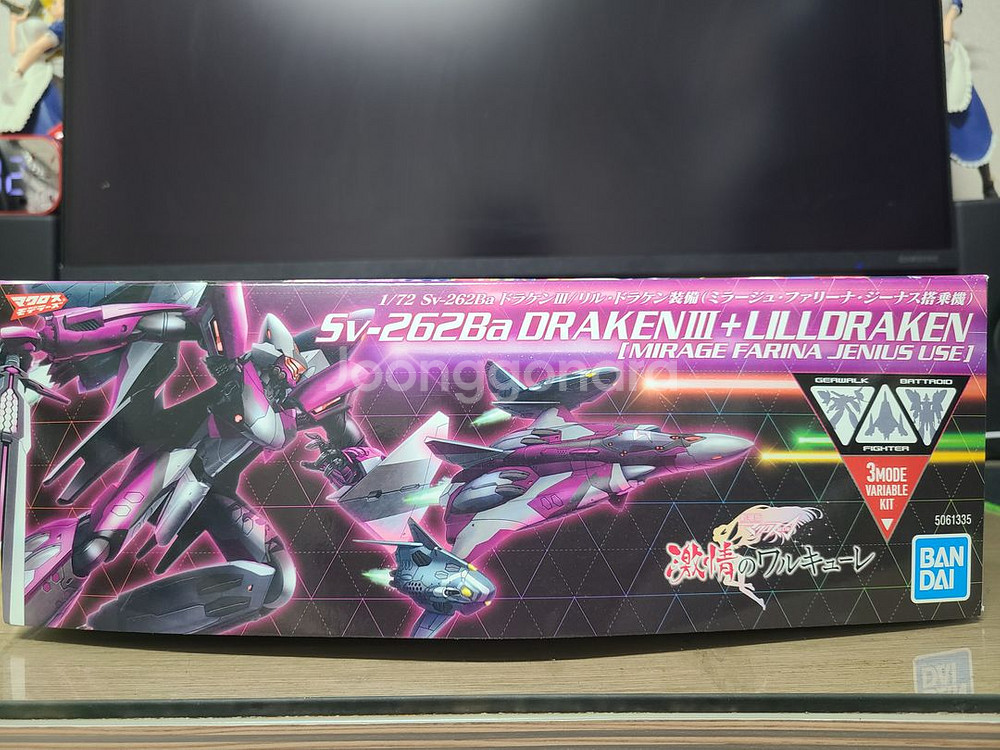 반다이 마크로스 델타 드라켄3+릴드라켄 미라쥬기--2