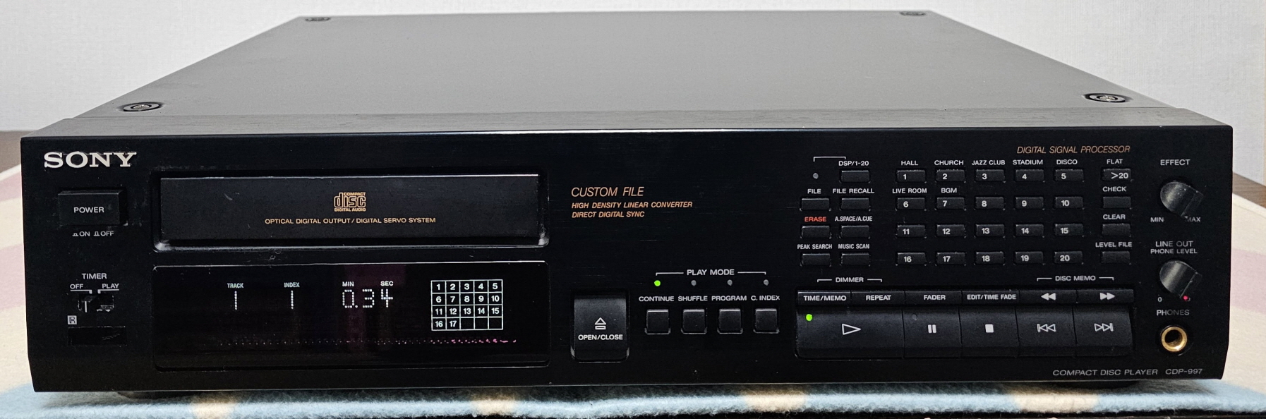 소니 CD 플래이어 CDP-997