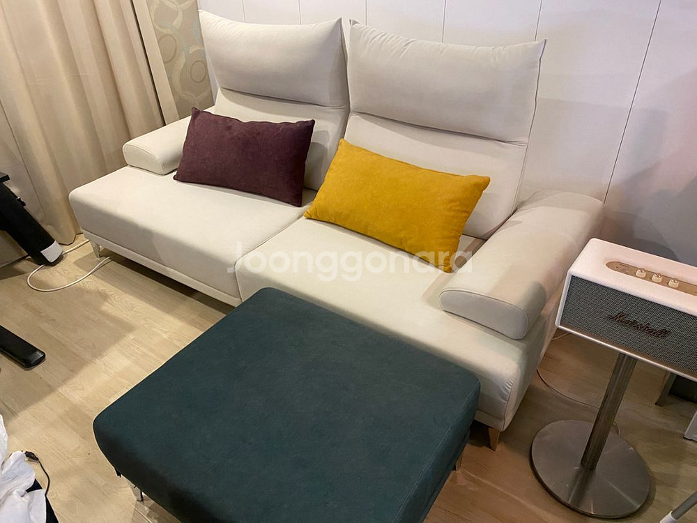 (새상품) 한샘몰 코브라 스윙 소파 + 보조 스툴--1