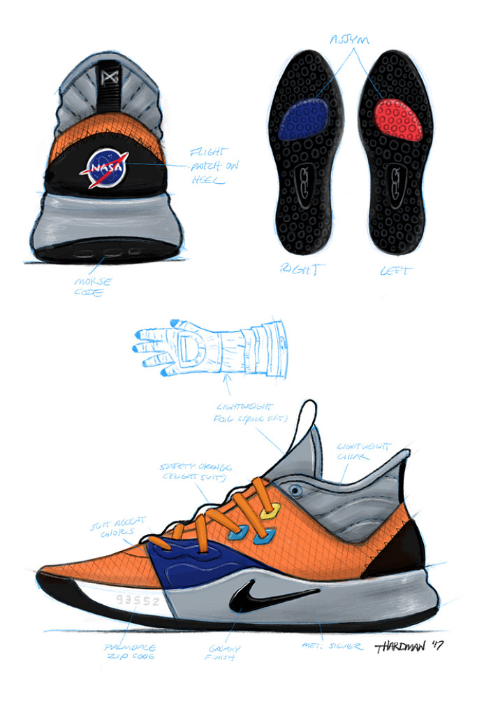 (새제품)NASA 폴조지 PG3 코비468조던1덩크SB--4