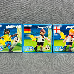 플레이모빌 월드컵 축구 선수 (브라질, 독일, 영국)