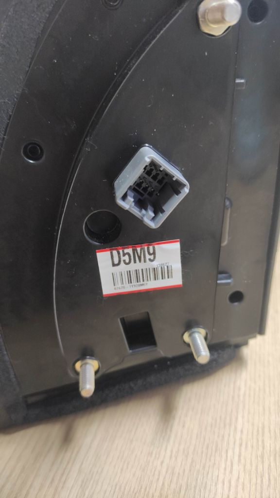 모닝 13년식 조수석 사이드미러 6핀--2