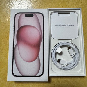 아이폰15 핑크 256기가 팝니다.+정품실리콘케이스