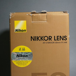 니콘 af-s 50mm f1.4g (50.4g), 정품