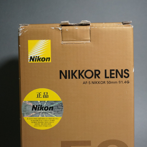 니콘 af-s 50mm f1.4g (50.4g), 정품