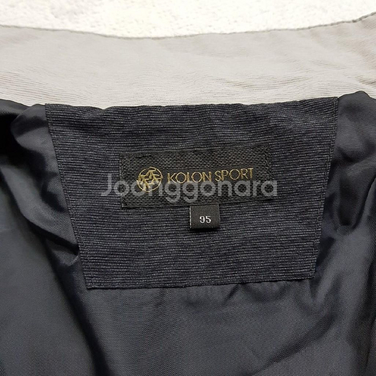 정품 코오롱스포츠 여성 바람막이 롱 집업 코트 95--8