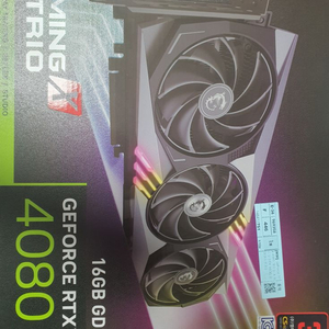 [MSI] GeForce RTX 4080 팝니다.