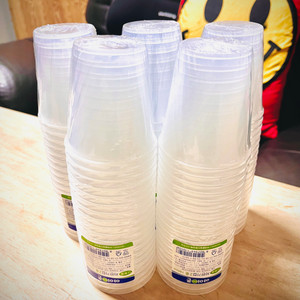 플라스틱 컵(새거 다회용 300개)