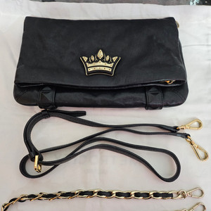 제이에스티나 왕관 핸드백 (클러치,크로스,숄더가능)