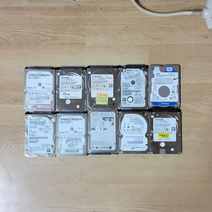 컴퓨터 저장용 HDD 500GB 하드 12개 일괄판매
