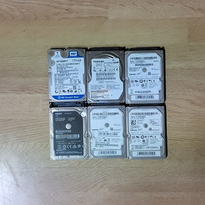 4 컴퓨터 저장용 HDD 750GB 3개 1TB 3개