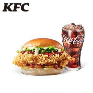 칼답) KFC 칠리징거콤보 (칠리징거통다리+콜라M)