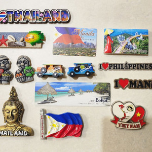 태국, 필리핀, 베트남 여행기념 마그넷 일괄판매