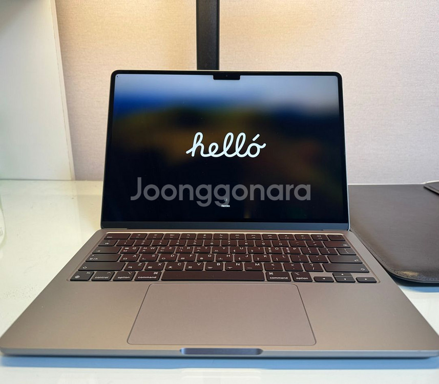 맥북에어 M2 13.6인치 256GB 8G S급 풀박--2