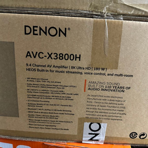 데논 AVC-X3800H + 디락 라이브 팝니다.