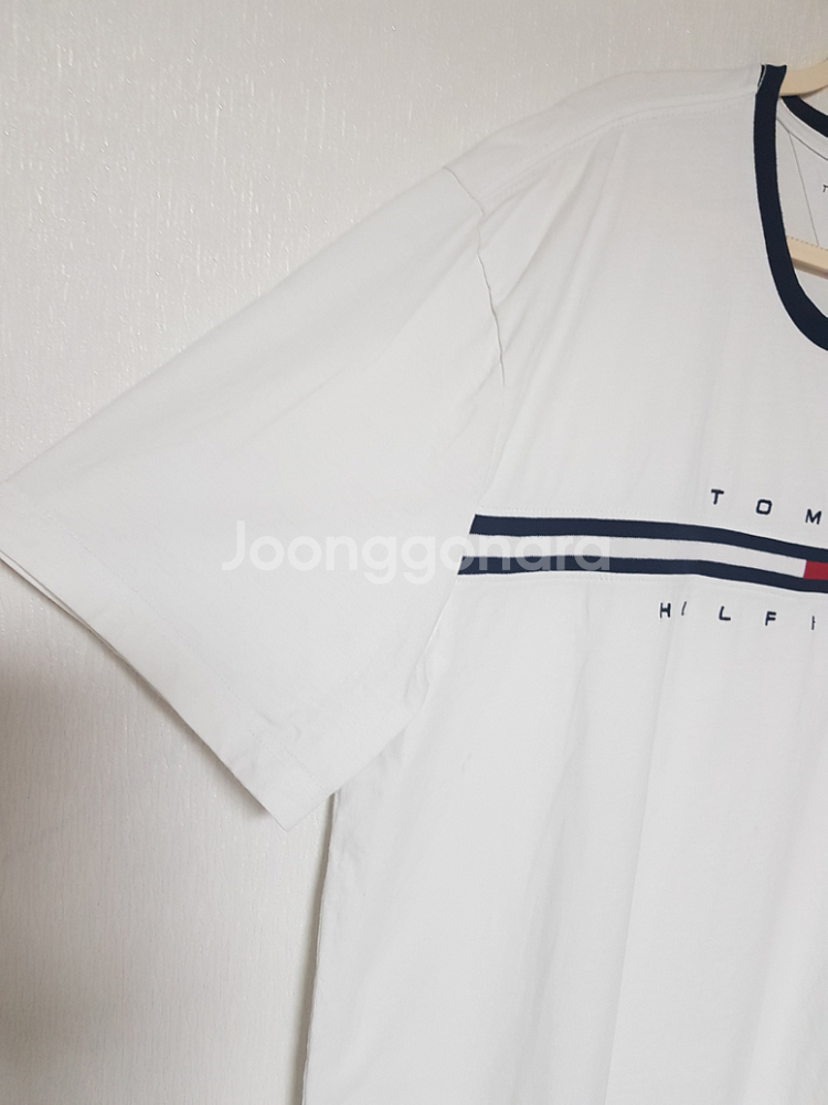 타미힐피거 남성 라운드반팔티 100--4
