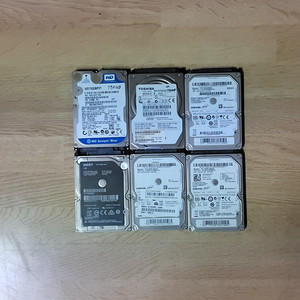 5 컴퓨터 저장용 HDD 750GB 3개 1TB 3개