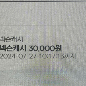 넥슨캐쉬 3만원 2.5에 ㅍㅍ