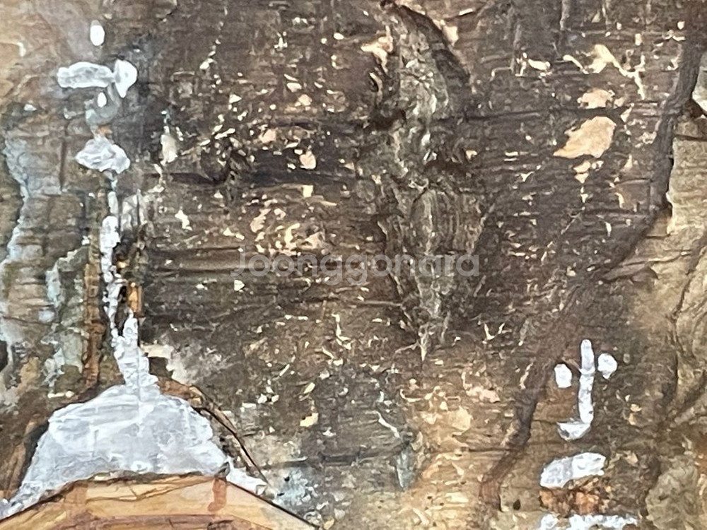 나무껍질위 그림--4