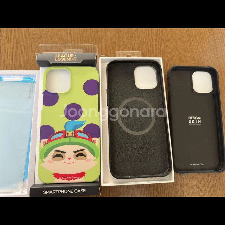 아이폰 12 프로맥스 필름 2장 케이스 3개 일괄--1