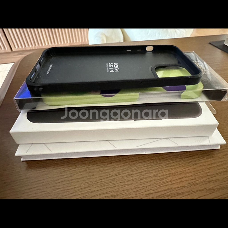 아이폰 12 프로맥스 필름 2장 케이스 3개 일괄--5