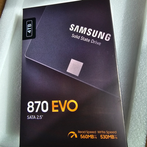 미개봉 정품 삼성 SSD 870evo 4tb 팝니다