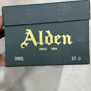 ALDEN 알든 9901 10D 새상품 판매합니다