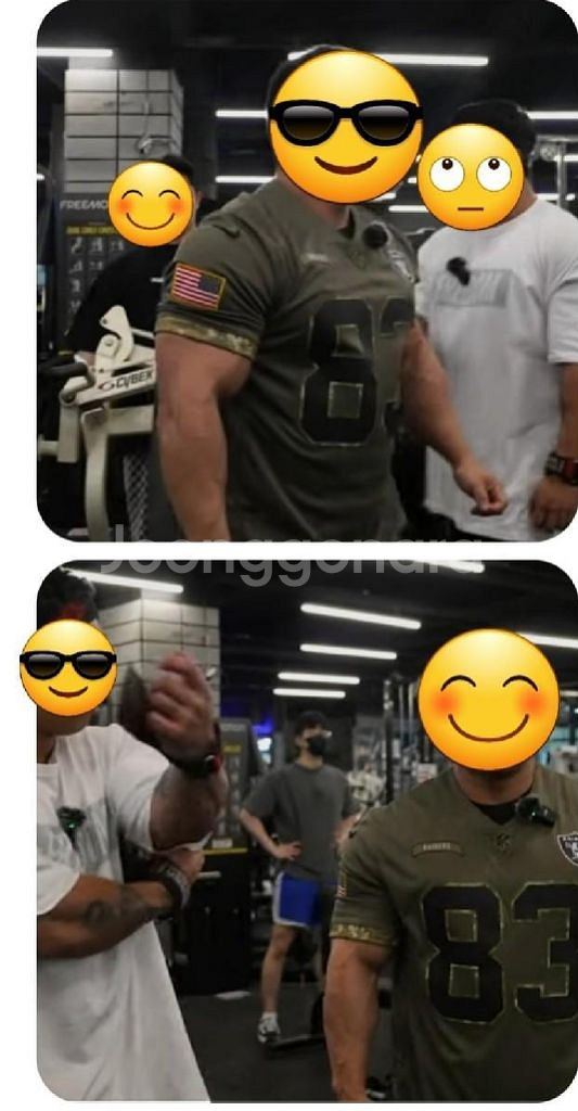 나이키 nfl져지 풋볼져지 블록코어룩 빅사이즈 헬스복--3