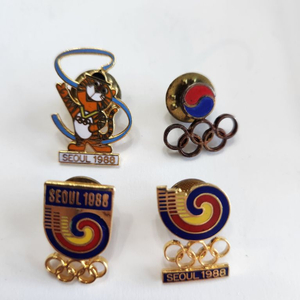 배지, 1988년 서울올림픽 배지 4종 일괄