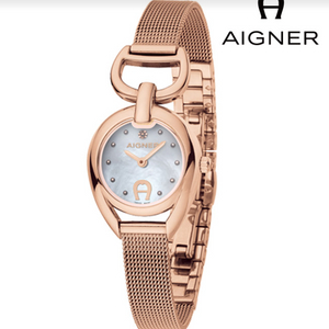 [아이그너]가르다 여성 로즈골드 메탈손목시계 판매