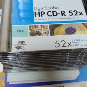 hp 라이트스크라이브 CD-R 새것