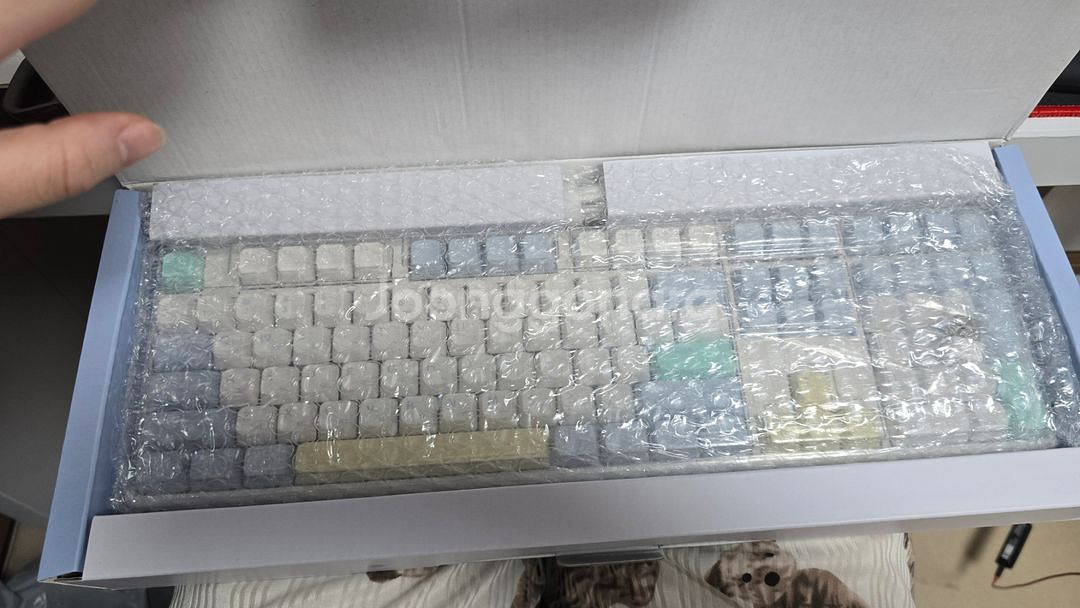 한성 gk898b pro 45g 머랭색상 무접점 키보드--1